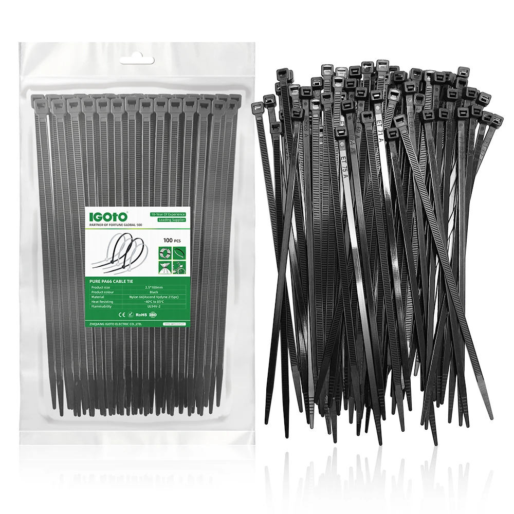 ET-4×450 18″ Nylon Cable Ties