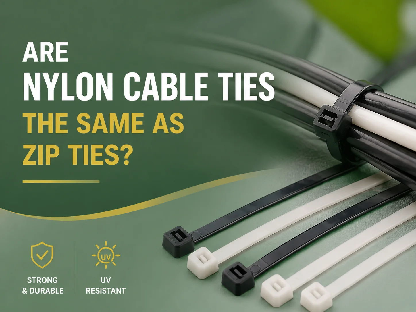 Are Nylon Cable Ties the Same as Zip Ties