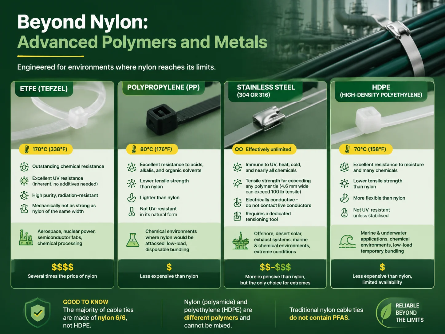 Beyond Nylon Advanced Polymers and Metals