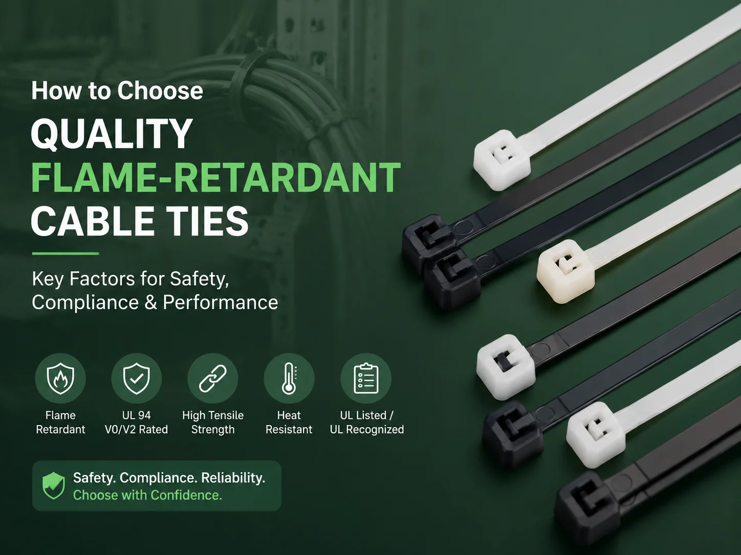 Choosing a Quality Flame-Retardant Cable Tie