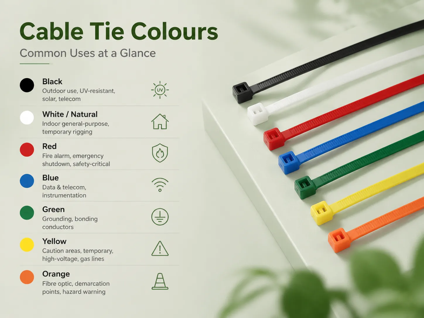 Common Colours and Their Practical Applications