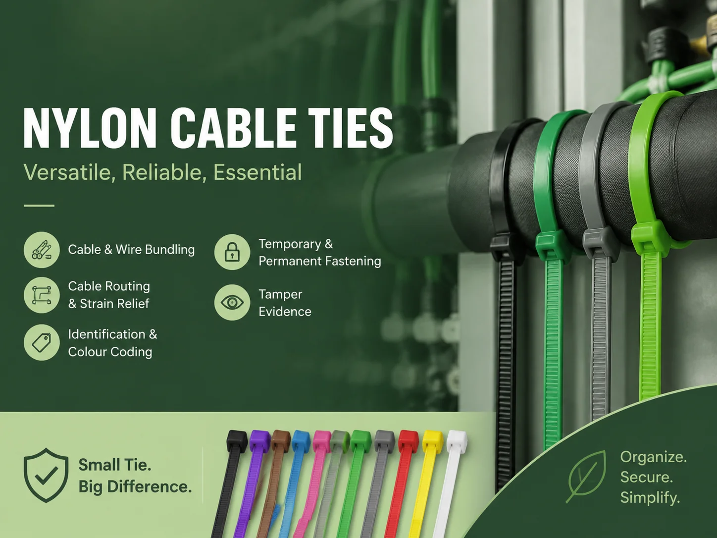 Core Functions of Nylon Cable Ties