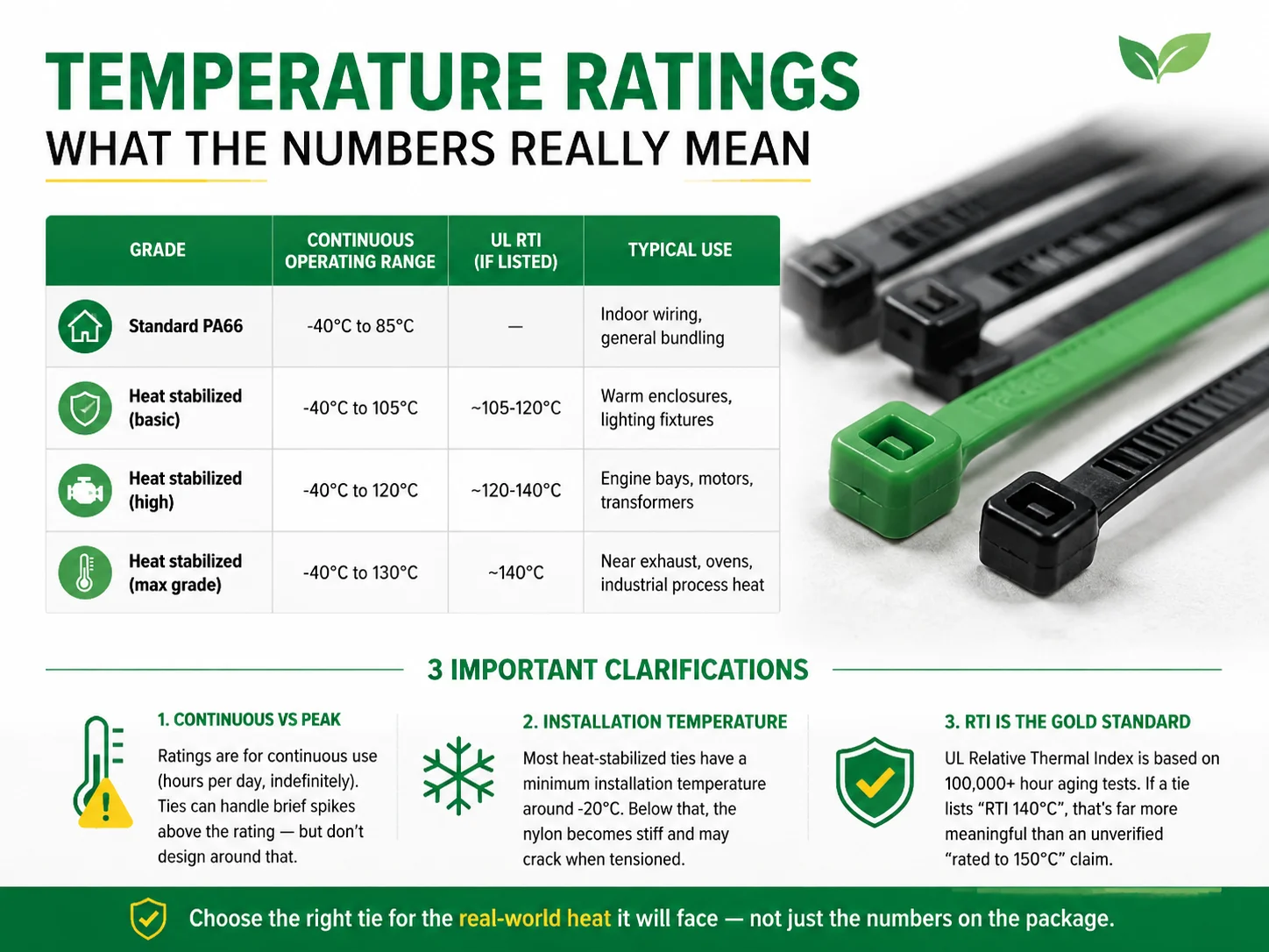 Temperature Ratings: What the Numbers Really Mean