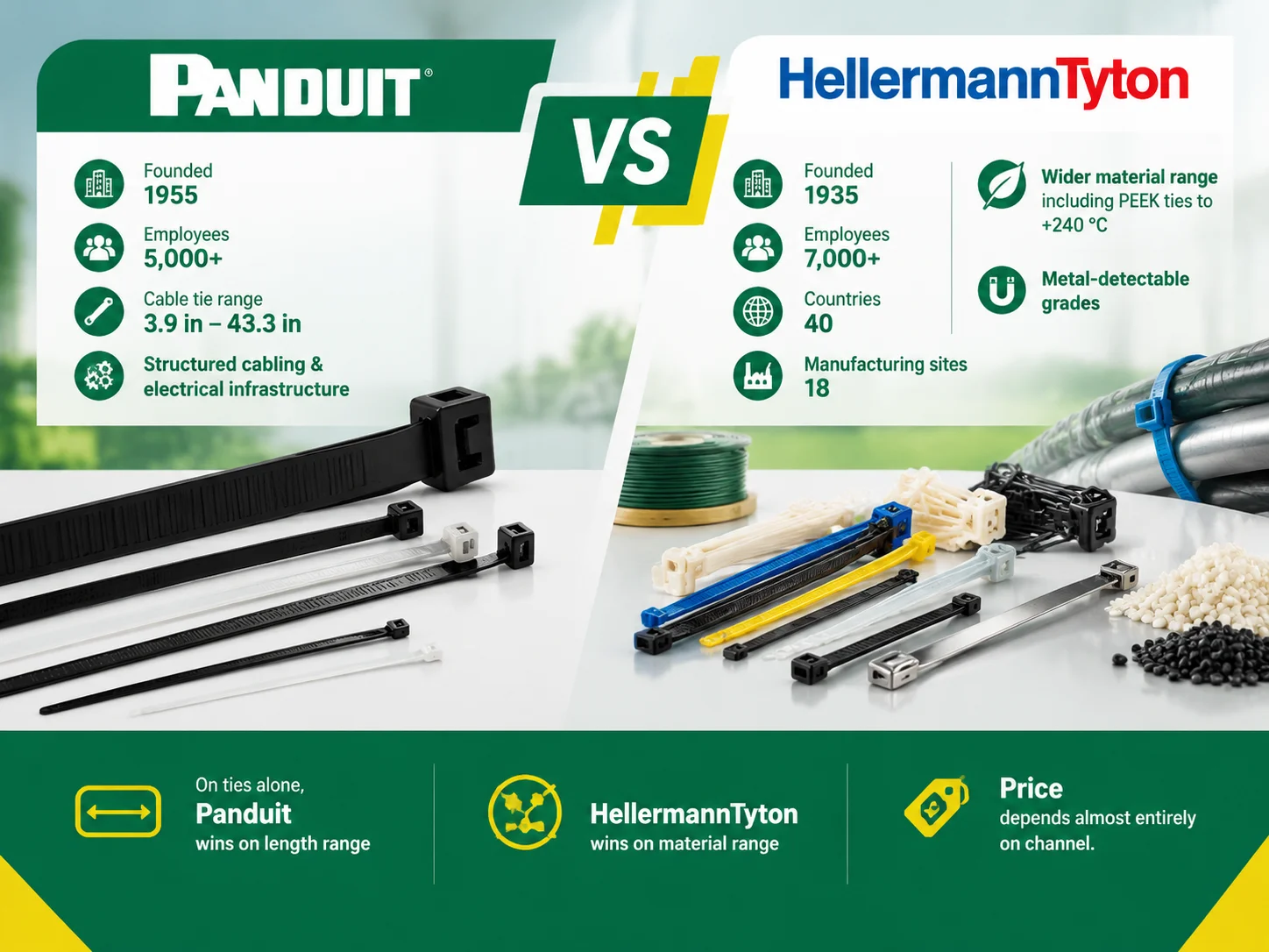How Does HellermannTyton Compare to Panduit