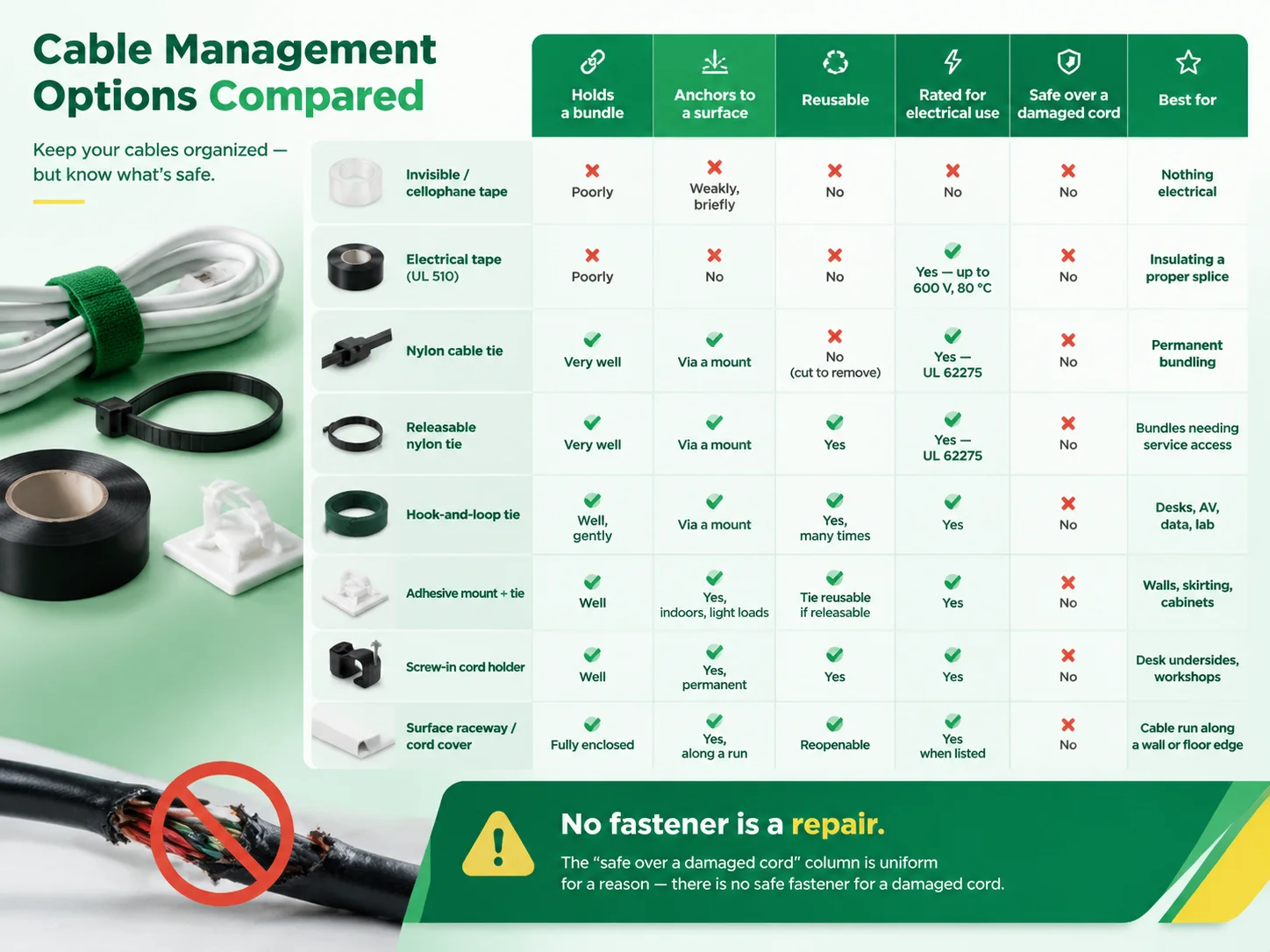 cable management options compared